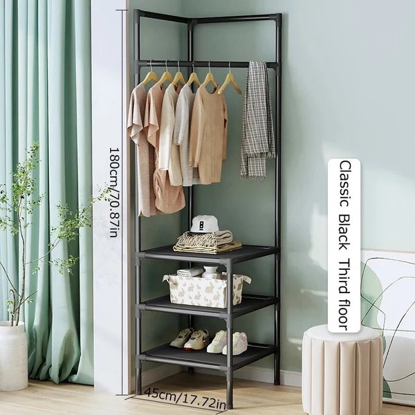 3 Schritt Mantel Hängeregal