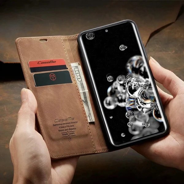 Wallet Hülle für Samsung Galaxy A14/A53/A54/A73/S20Ultra/S20Plus/S20/S21Ultra/S21Plus/S21/S21FE/S22Ultra/S22Plus/S22/S23Ultra/S23Plus/S23/S24Plus/S4- Flip Case