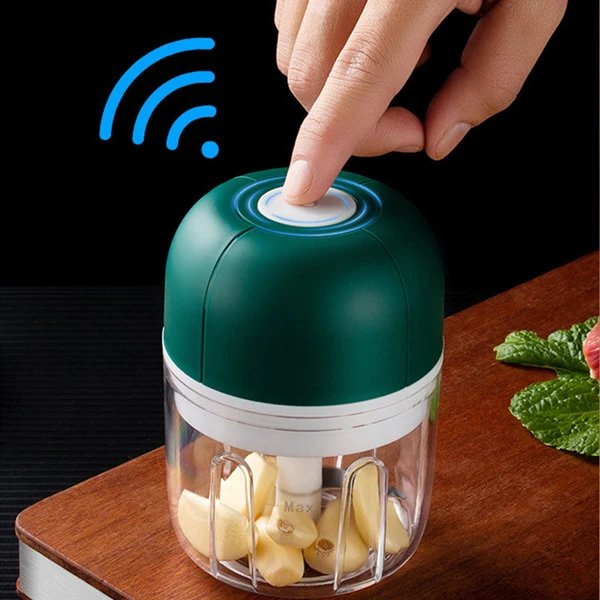 ChopEase Elektrischer Knoblauchpress – USB aufladbar – Kompakt & Leistungsstark – 250ml