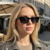Damen Modische Rechteckige Sonnenbrille mit UV-Schutz und hochwertigem Rahmen