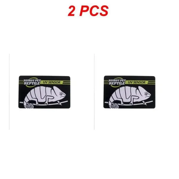 5-1PCS UVB Tester Reptilien UVA UVB Fluorescent Lampen Testerkarte Reptilienlampe UV-Sensor 10 Sekunden Schnelltestgerät Haustierzubehör
