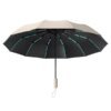 Damen Winddichter Falt-Regenschirm