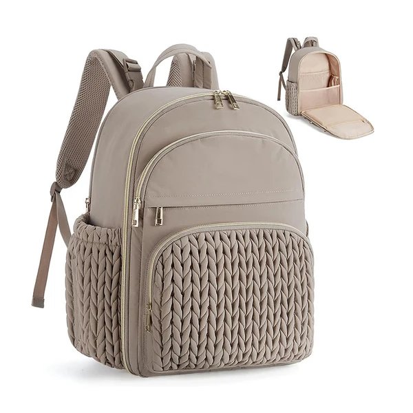 Trendy Backpack mit Geflochtenem Design
