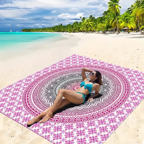 Mandala Design Strandmatte Hover Image