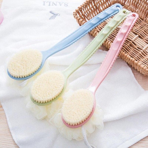 2 In 1 Bade Scrubbing Lange Handgriff Bürste