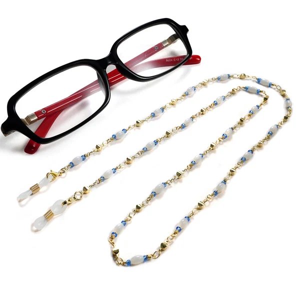 Chic Perlen Brillen Kette