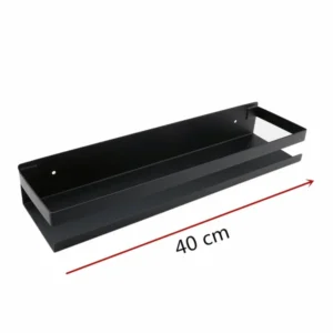 Moderne schwarze Wandregale