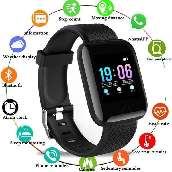Intelligente Fitness Tracker Uhr Hover Image