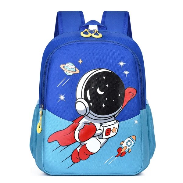 Spaß-Themen Kinder Astronaut Schulrucksack Hover Image