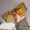 Damen modische quadratische Sonnenbrille mit robustem Rahmen und hohem Tragekomfort