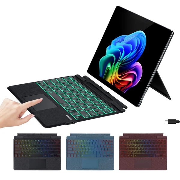 Ergonomische drahtlose Tastatur mit integriertem Touchpad