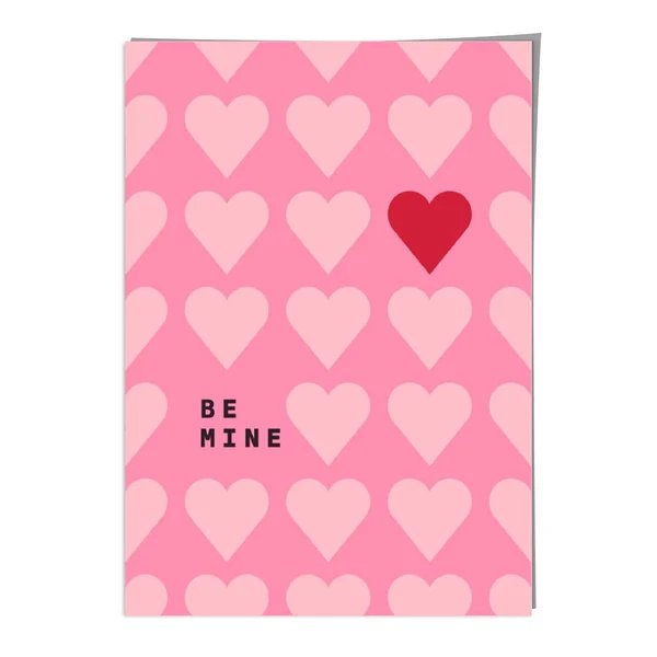 Be Mine Hearts Kunstdruck