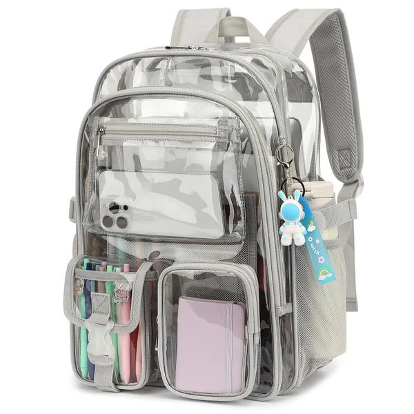 Transparente Multifunktions-Rucksacktasche