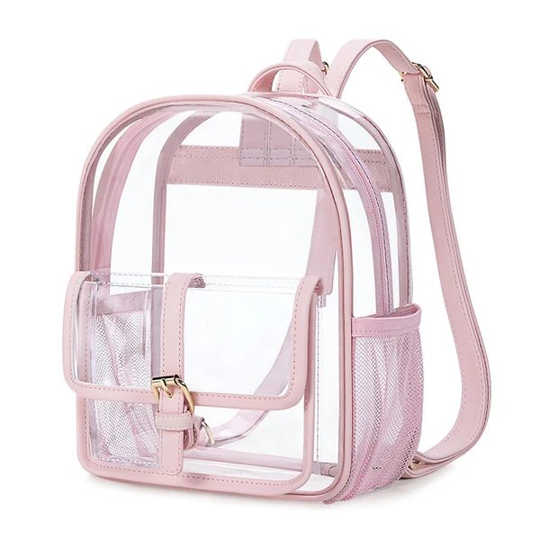 Transparente Rucksacktasche mit Organisiertem Innenraum