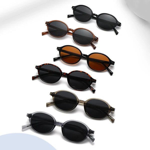 Damen runde Sonnenbrille im stilvollen Retro-Design