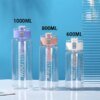 Unisex BPA-freie Wasserflasche mit Messskala