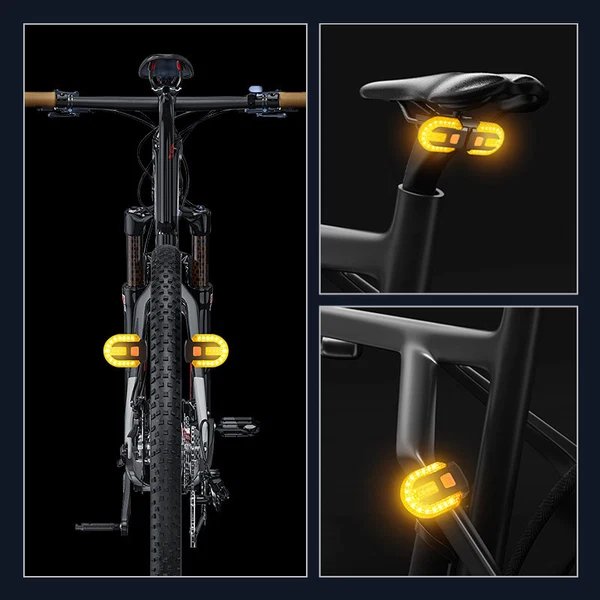 Drahtlose Fernbedienung Fahrrad Sicherheits-Blinklichter