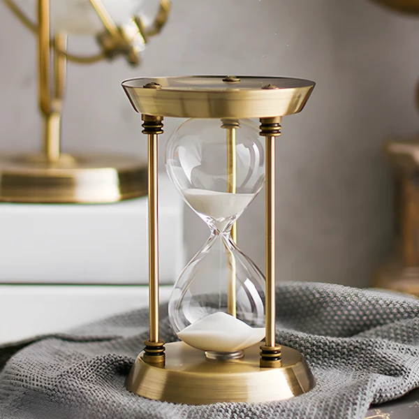Retro-Metall-Sanduhr