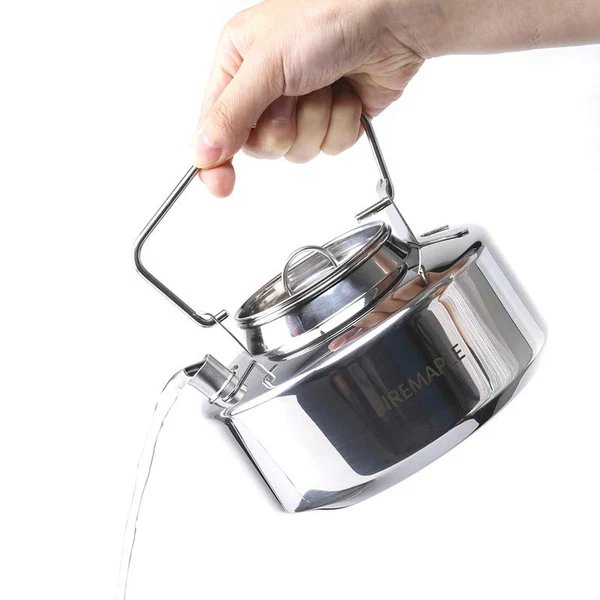 45.6oz Antarcti Edelstahl Backpacking Camping Kettle Bushcraft Gear
