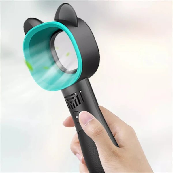 Moderner wiederaufladbarer Mini-Katzen bladeless Ventilator