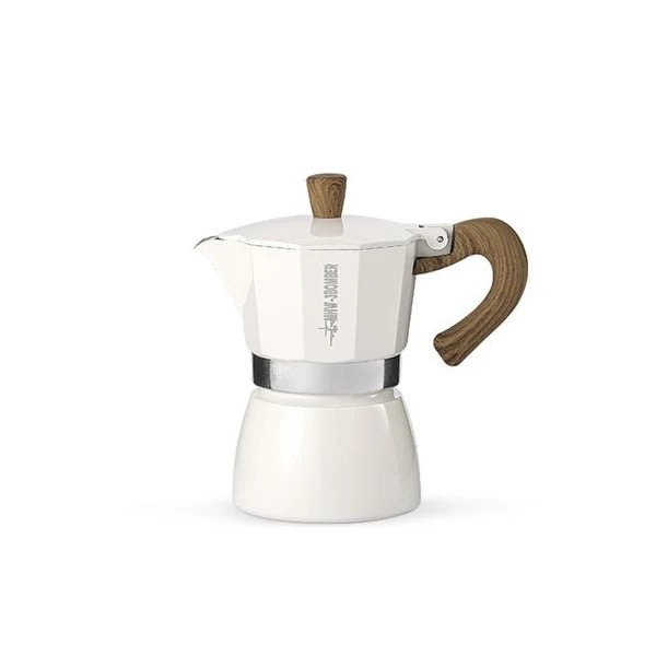 Vintage Holzgriff Espresso Maker Moka Pot Brühtools