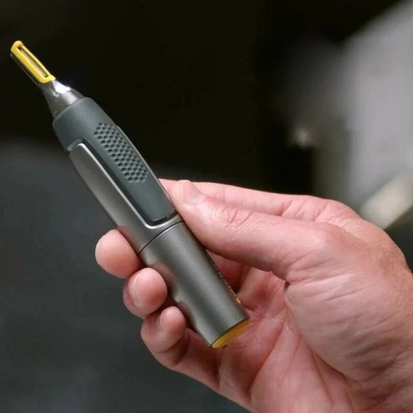 PrecisionEdge Gesichtshaartrimmer mit LED-Licht und ergonomischem Design