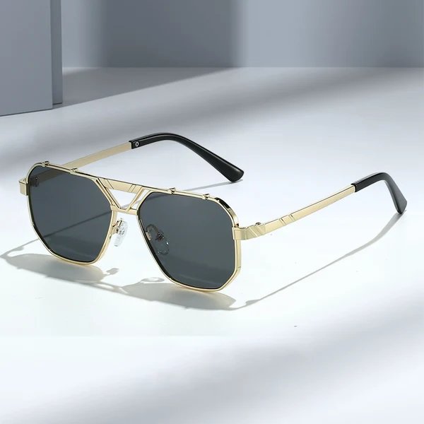 Damen Modische Sonnenbrille im einzigartigen Octagon-Design