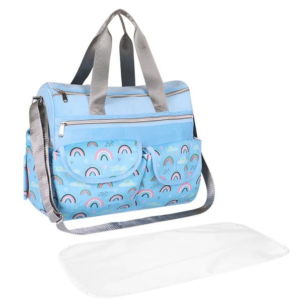 Multifunktionale Wickeltasche mit Praktischen Fächern Hover Image