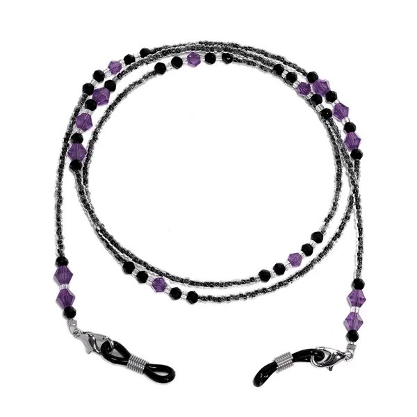 Elegante Perlen Brillen Kette