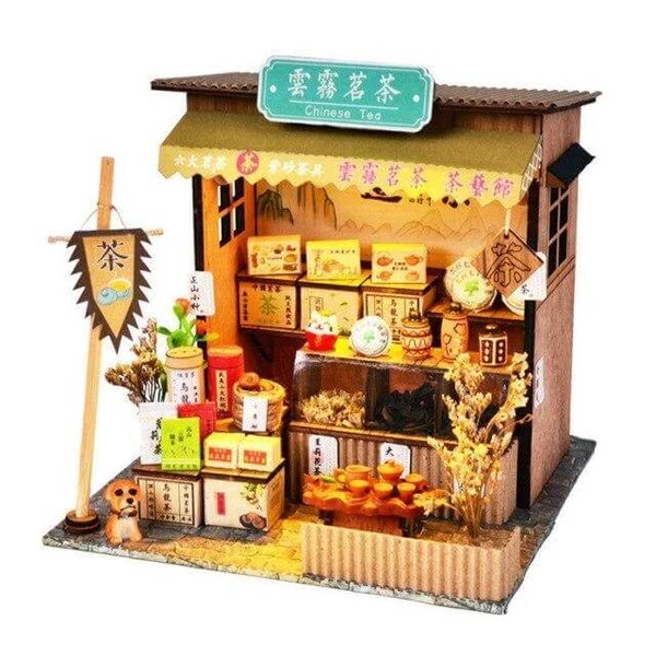 DIY Einzigartiger Holzstil Orientalisch Handmontiertes Haus