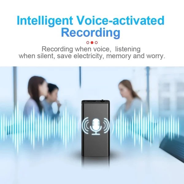 Kompakter, sprachaktivierter digitaler Audiorecorder
