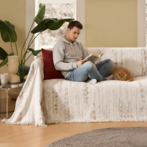 CHENILUX – Eleganter Sofabezug aus Chenille für Schutz und Stil