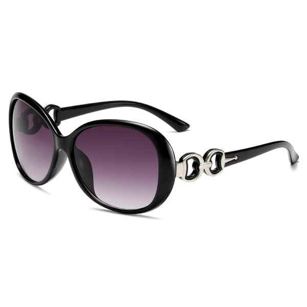 Damen luxuriöse Oversized-Sonnenbrille mit elegantem Design