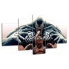 Spider-Man vs. Venom 5-teiliges Leinwandbild | Hochauflösende Drucke