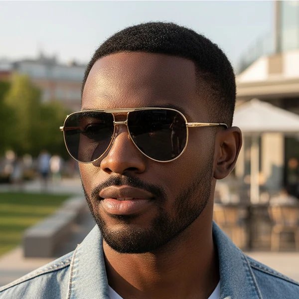 Damen Sonnenbrille im eleganten Piloten-Design
