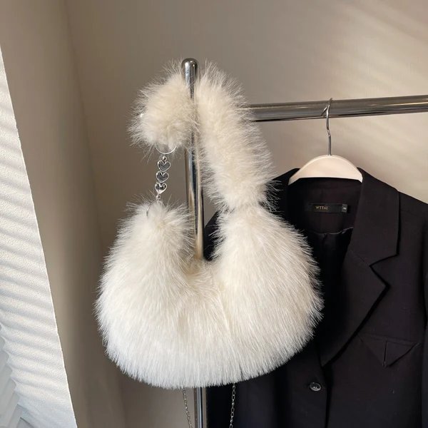 Plüsch Umhängetasche mit Einzigartigem Design