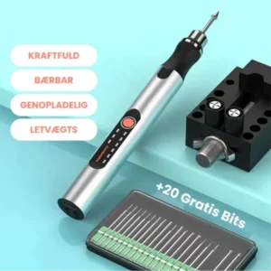 Gravurstift - geeignet für Anfänger - benutzerfreundlich und intuitiv - 200g. - Inklusive USB-C Schnellladungskabel - Wanduhr Hover Image