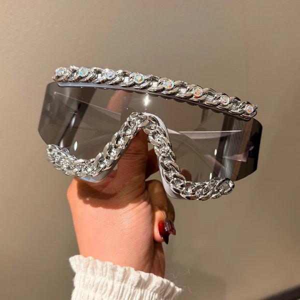 Damen Fashion-Schutzbrille mit glamourösen Kristallverzierungen