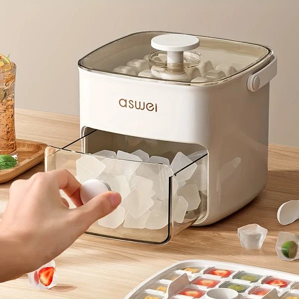 Eiswürfelbereiter | Große Kapazität, Perfekt für den Gefrierschrank