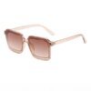 Damen moderne quadratische Sonnenbrille mit stilvollen Details