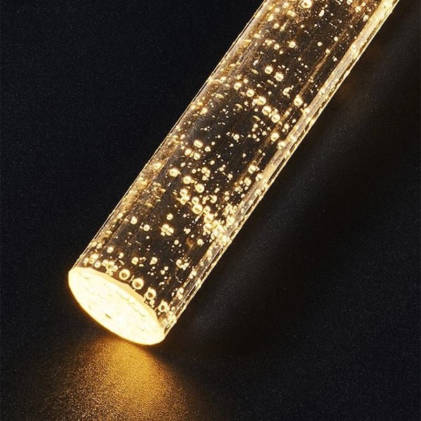 Glas Pendelleuchte in zylindrischer Form - Lustreau