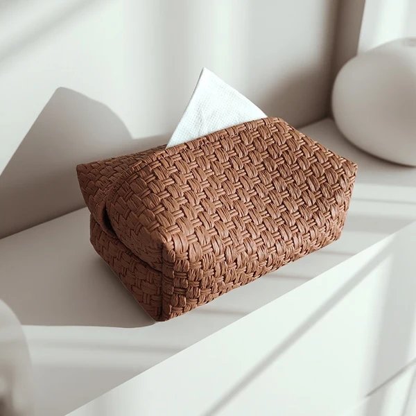 Woven Tissue Box Cover