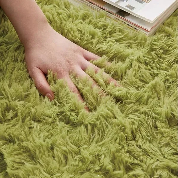 Flauschiger, ultraweicher, rutschfester Teppich mit Memory-Schaum-Kissen Hover Image