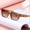 Damen modische quadratische Sonnenbrille mit elegantem Rahmen