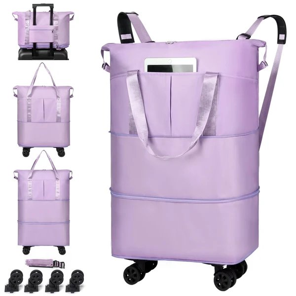 Damen Rollbare Einkaufstasche