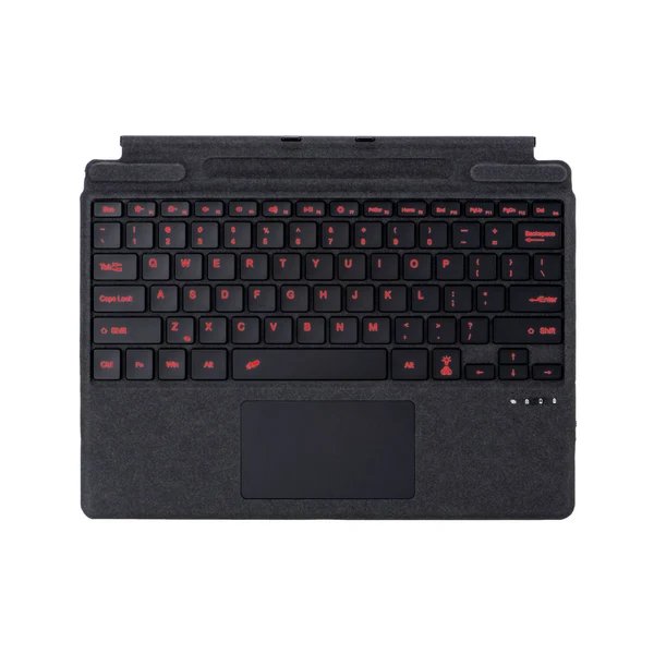 Beleuchtete Bluetooth-Tastatur mit Touchpad