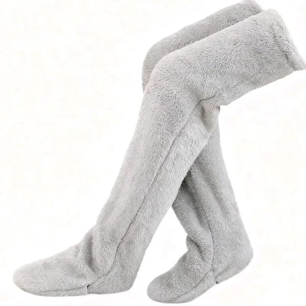 Damen Kuschelige Beinwärmer aus hochwertigem Fleece
