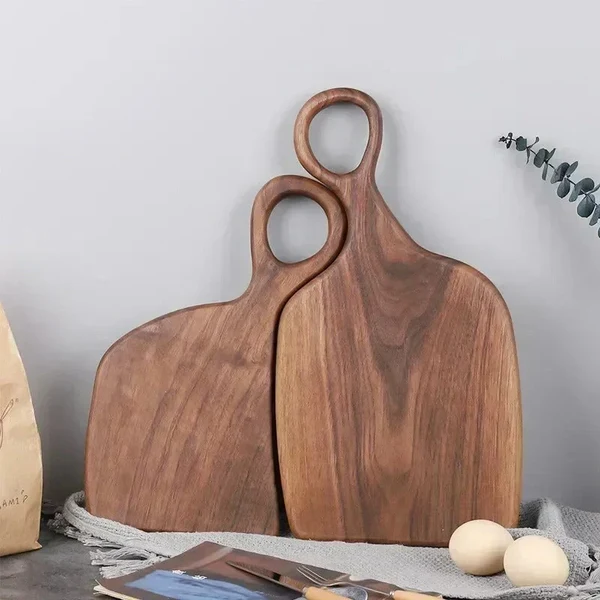 WaldenCraft Walnuss Schneidebrett – Luxuriöses doppelseitiges Brett