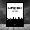 Cambridge City Skyline Stadtbild-Druck