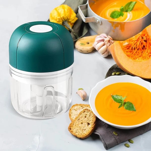 ChopEase Elektrischer Knoblauchpress – USB aufladbar – Kompakt & Leistungsstark – 250ml Hover Image